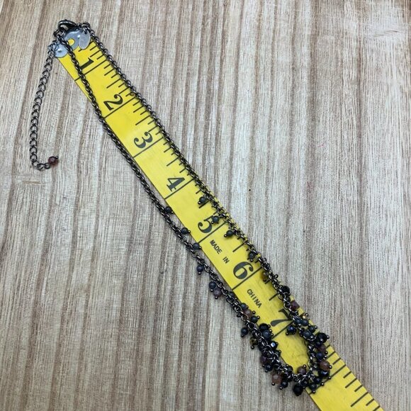 Lia Sophia Multi Colored Beaded Dangling Necklace - Picture 3 of 8